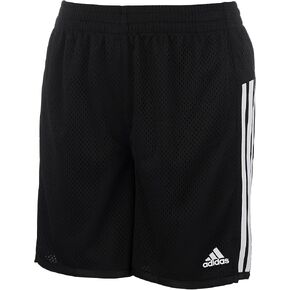adidas Girls' 5" Mesh Athletic Gym Basketball Shorts, Adi Black