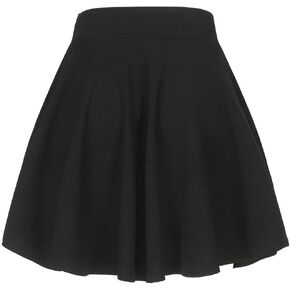 Women's Summer High Waisted Skirts Tummy Control Pleated Athletic Skirts Mini Dress