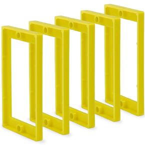 5-Pack 1/4" Single Gang Receptacle Outlet Box Extenders - Electrical Outlet Extender for Electrical Box and Electrical Outlet Switches - UL Listed - Made in U.S.A.