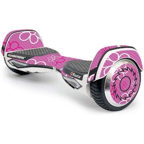 MightySkins Carbon Fiber Skin for Razor Hovertrax 2.0 Hover Board - Flower Power | Protective, Durable Textured Carbon Fiber Finish | Easy to Apply, Remove, and Change Styles | Made in The USA