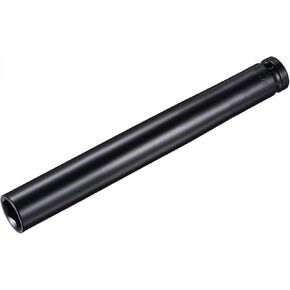 uxcell 1/2" Drive by 18mm Deep Socket, Heat-Treated CR-V Steel 8" Length, 6-Point Metric Sizes