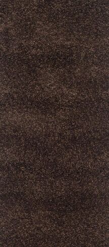 سجادة SAFAVIEH California Shag Collection - 2'3" x 9'، بنية، غير قابلة للتساقط وسهلة العناية، سميكة 2 بوصة مثالية للمناطق ذات الحركة العالية في غرفة المعيشة وغرفة النوم (SG151-2727) in Saudi Arabia