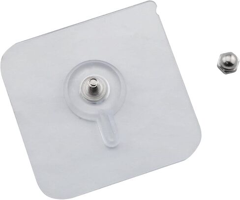 Screw Hook 8pcs Adhesive Wall Mount Screw Hooks for Home Bathroom Kitchen Living Room Office 6mm in Saudi Arabia