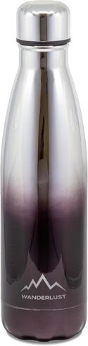 Wanderlust 17 oz Water Bottle, Reusable Leak Proof Insulated Water Bottle, Stainless Steel Water Bottles, Water Flask, Water Bottles for School, Cola Shape Water Bottle - Magic Fusion in Saudi Arabia