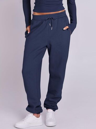 ANRABESS Womens 2 Piece Outfits Going Out Tops Fleece Sweatpants Joggers Tracksuit Y2K Matching Lounge Sets Fall Clothes in Saudi Arabia