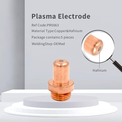 Plasma Kit for Eastwood Versa Cut 60 CB70 Torch (PKG-14, Tip Diameter 1.2mm 0.047'', Electrode Replacement) in Saudi Arabia
