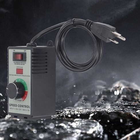 AC Motor Speed Controller ,120V 15A 4000W Fan Speed Controller for Electric Motor,Variable Speed Controller with Overload Protection, Electronic Voltage Regulation, and Voltage LED Display in Saudi Arabia