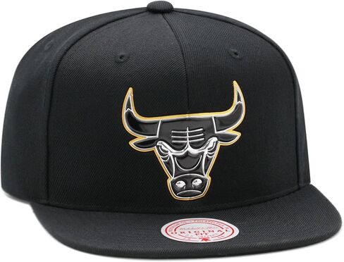 قبعة Mitchell & Ness Chicago Bulls NBA Tri TPU Snapback قابلة للتعديل - أسود in Saudi Arabia