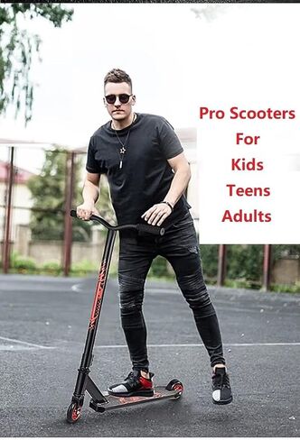 Pro Scooters Stunt Scooter For Kids 8 Years and Up Adults Complete Trick Scooter for Intermediate,Beginner,Advanced and Professional Riders Teens Cool Pro Scooter for Freestyle Tricks & BMX Stunts in Saudi Arabia