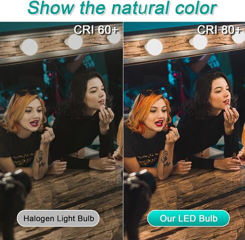 10 Pack Dimmable G25 Globe Light Bulbs LED, 6W=40W Replacement, Daylight White 5000K, E26 Medium Base, Ideal for Bathroom Vanity, Makeup Mirror or Sputnik Light, 120V, Round Light Bulbs in Saudi Arabia