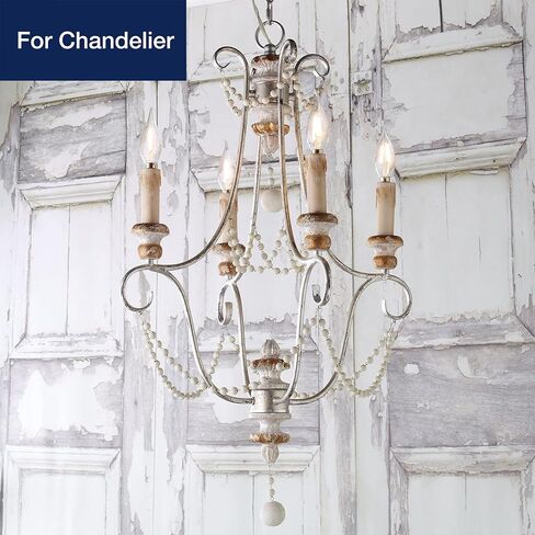 FLSNT CA11 E12 LED Chandelier Light Bulbs 40W Equivalent, Dimmable LED Candelabra Bulbs, 2200K Warm White, 330LM, Amber Glass, 12 Pack in Saudi Arabia
