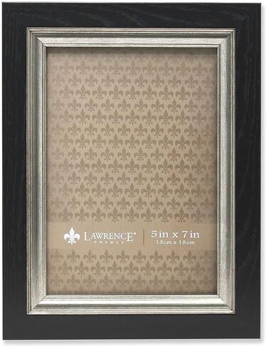 Lawrence Frames Black with Burnished Silver Composite Picture Frame, 8 by 10-Inch in Saudi Arabia