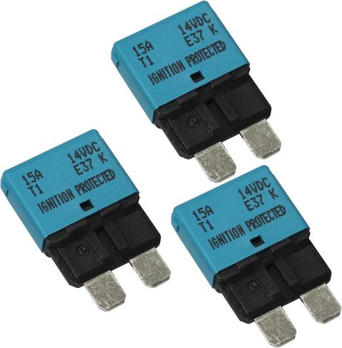 3 قطعة قواطع دوائر E37 Auto (T1) إعادة تعيين ملف تعريف منخفض ATC/ATO 20A 14V DC in Kuwait