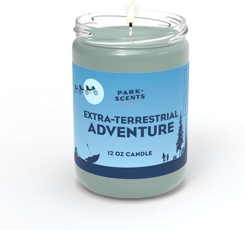 Park Scents ET Extra-Terrestrial Adventure Candle Soy, Handmade in The USA Accurate Smell Like The Scent of The Forest Queue at E.T. Ride Universal Studios Orlando E.T. Merchandise (8 oz. Tin) in Saudi Arabia