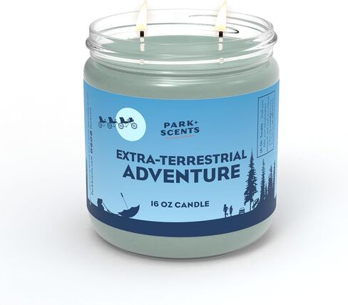 Park Scents ET Extra-Terrestrial Adventure Candle Soy, Handmade in The USA Accurate Smell Like The Scent of The Forest Queue at E.T. Ride Universal Studios Orlando E.T. Merchandise (8 oz. Tin) in Saudi Arabia