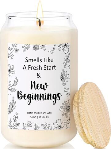 New Beginnings Candle Divorce Gifts for Women New Beginnings Gifts for Women Gifts for Newly Divorced Woman Breakup Gifts Leaving Job Gifts New Job Gifts New Home Candle New Years Gifts 14oz in Saudi Arabia