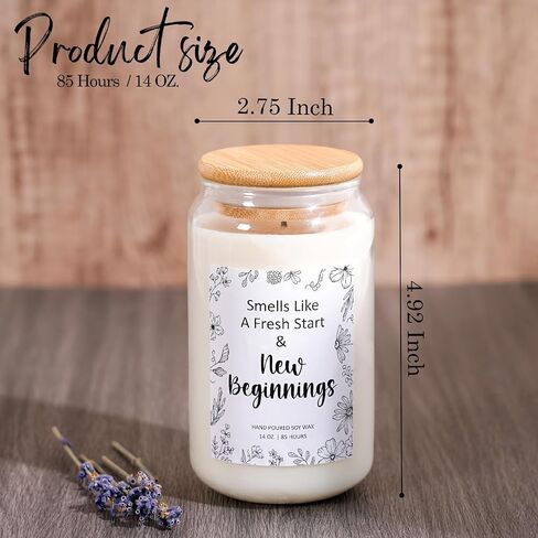 New Beginnings Candle Divorce Gifts for Women New Beginnings Gifts for Women Gifts for Newly Divorced Woman Breakup Gifts Leaving Job Gifts New Job Gifts New Home Candle New Years Gifts 14oz in Saudi Arabia