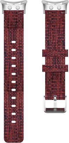 Woven Band Fit for Garmin Forerunner 45, Garmin Swim 2, Nylon Fabric Breathable Replacement Bands Wristbands Straps Bracelet Accessories for Garmin Forerunner 45S Men Women in Saudi Arabia