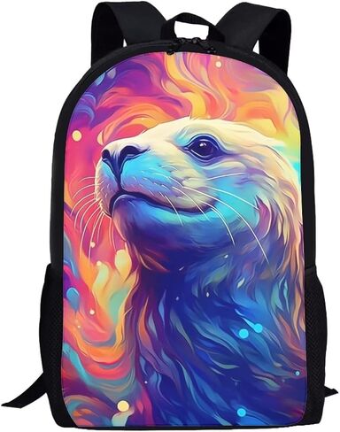 PinUp Angel Cool Tiger Backpack For School Bag Kids Cool Magical Animal Bag For Children Boys and Girls Bookbag in Saudi Arabia