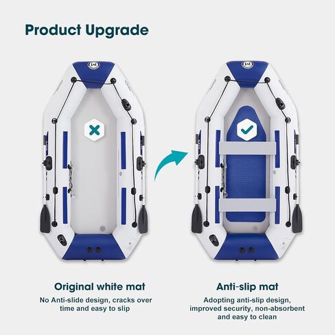 مجموعة قوارب قابلة للنفخ للأطفال والكبار مزودة بمجاديف من الألومنيوم، وحوامل لقضبان الصيد، وحبل للإمساك، ومضخة هواء، ودعامة للمحرك in Kuwait