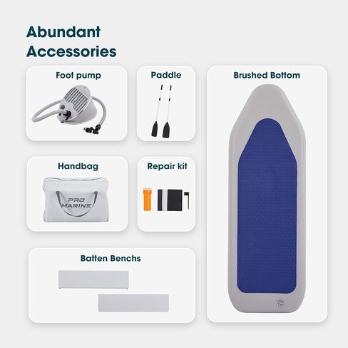 مجموعة قوارب قابلة للنفخ للأطفال والكبار مزودة بمجاديف من الألومنيوم، وحوامل لقضبان الصيد، وحبل للإمساك، ومضخة هواء، ودعامة للمحرك in Kuwait