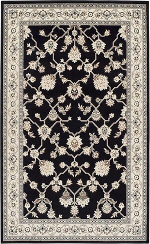 Superior Elegant Kingfield Collection Runner Rug, 8mm Pile Height with Jute Backing, Classic Bordered Rug Design, Anti-Static, Water-Repellent Rugs, 2' 7" x 8', Red in Saudi Arabia
