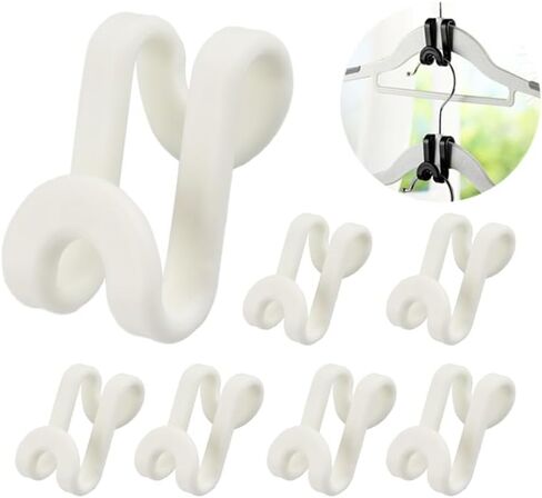 70 Pack Clothes Hanger Connector Hooks, Mini Cascading Hanger Hook, Heavy Duty Space Saving for Closet(Pink) in Saudi Arabia