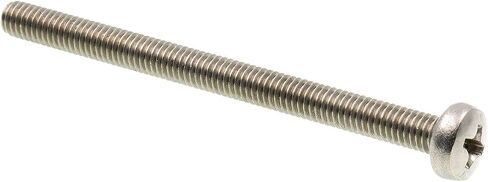 براغي آلة Prime-Line 9131299، متري، رأس عموم، محرك فيليبس، M4-0.7 X 55 مم، درجة A2-70 من الفولاذ المقاوم للصدأ (10 عبوات) in Saudi Arabia
