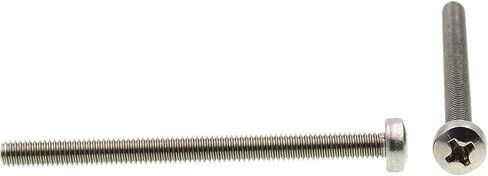 براغي آلة Prime-Line 9131299، متري، رأس عموم، محرك فيليبس، M4-0.7 X 55 مم، درجة A2-70 من الفولاذ المقاوم للصدأ (10 عبوات) in Saudi Arabia