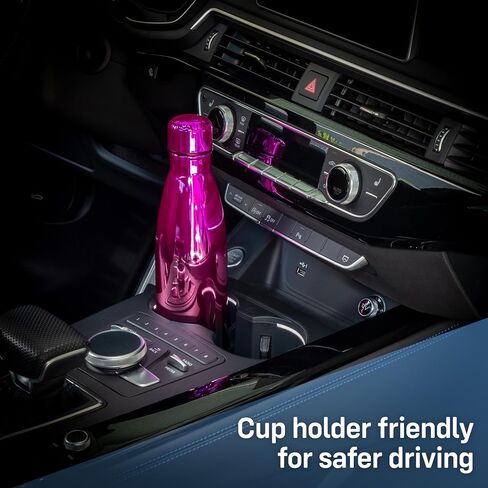 Wanderlust 17 oz Water Bottle, Reusable Leak Proof Insulated Water Bottle, Stainless Steel Water Bottles, Water Flask, Water Bottles for School, Cola Shape Water Bottle - Magic Fusion in Saudi Arabia