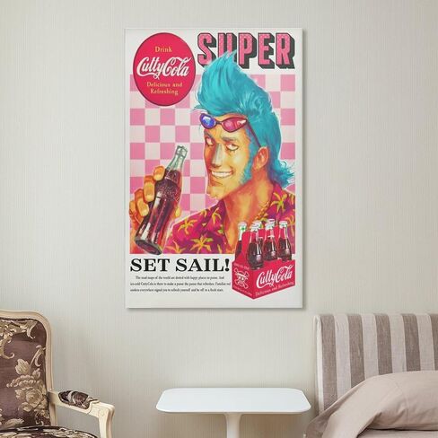 UCU Anime Posters One Pie Luffy Roronoa Zoro Poster for Bedroom Aesthetic Wall Decor Canvas Wall Art Gift Print 12x18inch(30x45cm) in Saudi Arabia