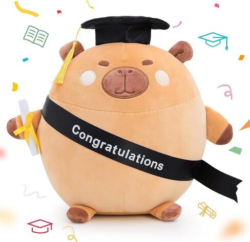 Emoin Graduation Bear Plush Graduation Gifts for Boys and Girls, 11.8'' Graduation Stuffed Animal Bear Plush Pillow with Cap,Graduation Plush Animal Gift for Her, for Him, for College, High School in Saudi Arabia