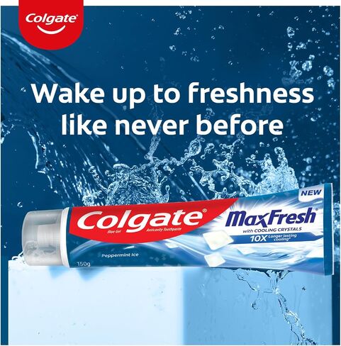Colgate Maxfresh Blue Toothpaste - 150 g in Saudi Arabia