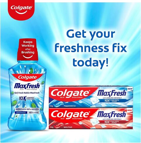 Colgate Maxfresh Blue Toothpaste - 150 g in Saudi Arabia
