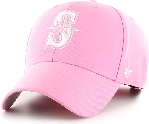 47 MLB Rose MVP Adjustable Hat, Women's One Size Fits All (One Size, Seattle Mariners) in Saudi Arabia