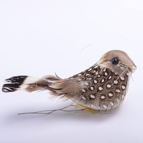 Warmtree 24 Pcs Artificial Simulation Birds Feather Mini Bird Decorative Fake Birds for Christmas Tree Craft Home Ornaments Garden Wedding Decoration (Set B) in Saudi Arabia