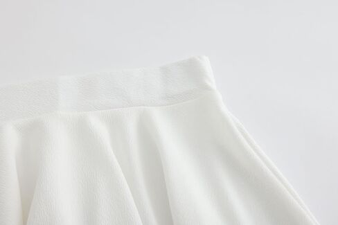 Women's Summer High Waisted Skirts Tummy Control Pleated Athletic Skirts Mini Dress in Saudi Arabia