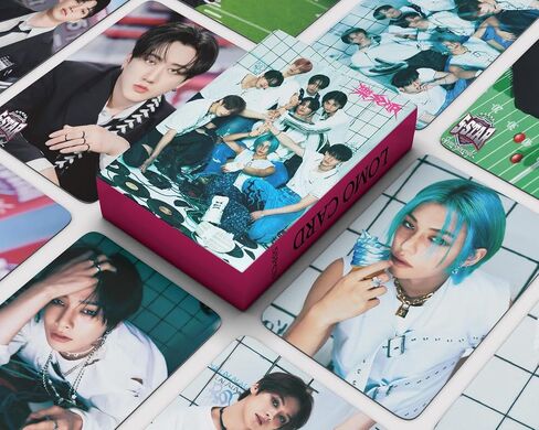 بطاقات صور ألبوم Yuto Stray Kids 55 قطعة، ألبوم جديد 樂 بطاقات ستار لومو، بطاقة بريدية للأطفال الضالة، ألبوم بطاقات أطفال ضالة، بطاقة بريدية، بطاقات صور، هدية للمعجبين in Kuwait
