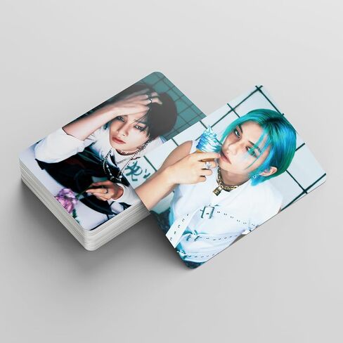 بطاقات صور ألبوم Yuto Stray Kids 55 قطعة، ألبوم جديد 樂 بطاقات ستار لومو، بطاقة بريدية للأطفال الضالة، ألبوم بطاقات أطفال ضالة، بطاقة بريدية، بطاقات صور، هدية للمعجبين in Kuwait