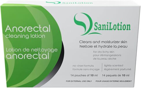 Hygienic Cleansing Lotion, Cleans, Moisturizes, and Hydrates Anorectal Area, 14 count - 10ml each in Saudi Arabia