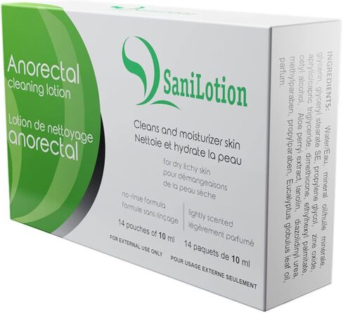 Hygienic Cleansing Lotion, Cleans, Moisturizes, and Hydrates Anorectal Area, 14 count - 10ml each in Saudi Arabia