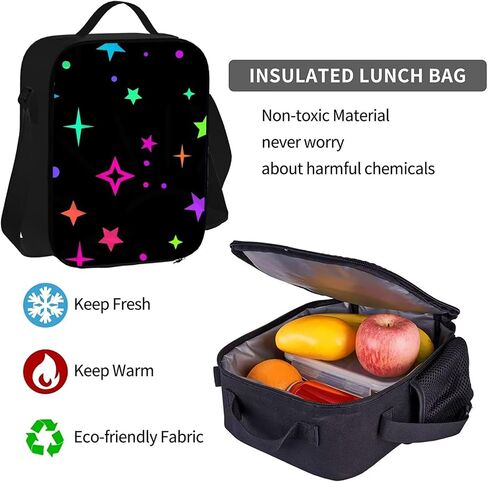 3PCS Cartoon Backpack Set Anime Bookbag with Lunch Box and Pencil Case for Teen Kids Boys Girls Daily Use 1 in Saudi Arabia