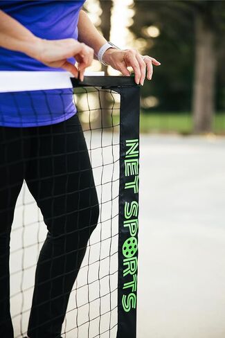 Portable Pickleball Net Regulation Size 22 FT Pickle Ball Net for Driveway | Carry Pickleball Bag Nets and Accessories | Outdoor Pickleball Training Aids and Practice w/Easy Instructions in Saudi Arabia