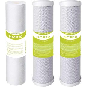 1-3 Stage Pre-Filter, Fit for APEC RO Water Filter System Essence, Ultimate RO-45, ROES-50, RO-Hi, RO-PERM, RO-Pump, ROES-75, ROES-PH75, RO-90, RO-PH90, WFS-1000
