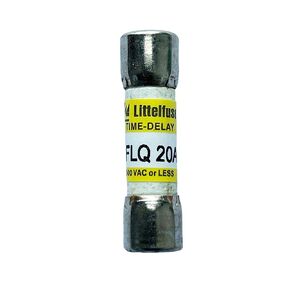 New FLQ 20A FLQ020 FLQ-20 FLQ-20A 500Vac Time Delay Fuse, Pack of 10