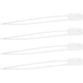 Garosa 4Pcs RH Ceramic Thermal 250V 15A 125℃ Thermal Cutoff Limiter Temperature Electricity Circuit Accessories Temperature with Hole