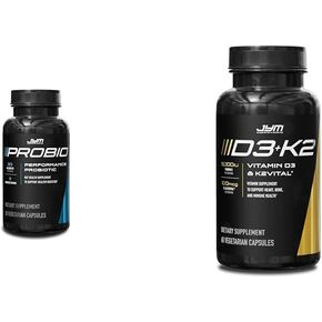 ProBio JYM Performance Probiotic, Heart, Gut, Immune Health, Athletic Recovery, and Body Composition for Men & Women, 30 Day Supply