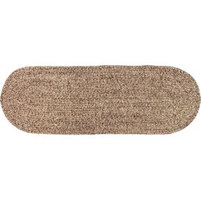 Super Area Rugs Rustic Farmhouse Living Indoor/Outdoor Reversible Braided Rug - Made in USA - Gray Mix 2' X 3' Oval