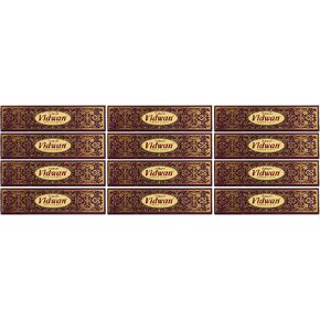 Tulasi Vidwan/Guru Masala Incense Mini Sticks - Box with 12 Packs, 15 Grams Per Pack … in Saudi Arabia