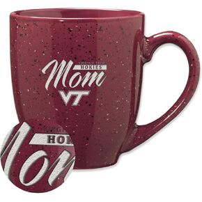 Rico Industries NCAA unisex-adult NCAA Mom 16 oz Team Color Laser Engraved Speckled Ceramic Coffee Mug in Saudi Arabia